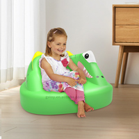 Fun Animal Design Blow Up Lounge Chair Canapé portable gonflable Crocodile Canapé pour enfants