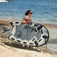 Kit de planche à pagaie gonflable, planche SUP Drop Stitch avec pompe manuelle, sac de transport, kit de réparation pour sports nautiques