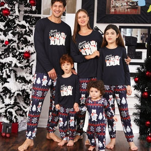 Maßgeschneiderte Dinosaurier-Weihnachts-Familien-Pyjamas, Mutter-Tochter Übergrößen-Loungewear-<span class=keywords><strong>Sets</strong></span>, Weiche Schlafanzüge für Mädchen und Kinder - Product Image 2