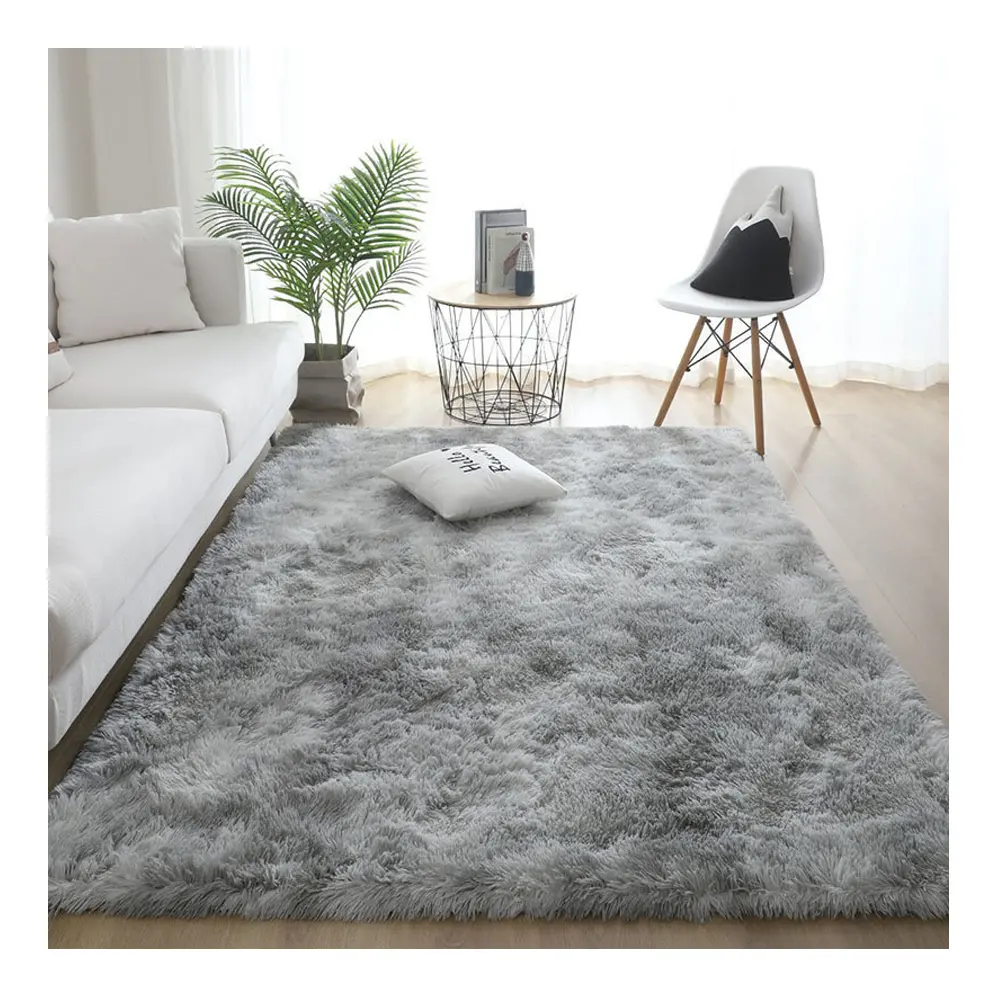 Alfombra peluda alfombra China ins gradiente Seda lana sala de estar estudio dormitorio pelo alto alfombra cómoda