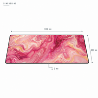 Tapis de bureau pour le bureau à domicile, tapis de souris à motif de feuilles tropicales, 400x900mm, base en caoutchouc antidérapante, bords cousus, grand tapis de clavier pour les joueurs