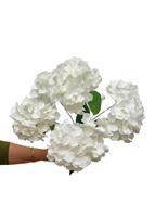 Bunga Hydrangea Buatan 6 Kepala, Dekorasi Pernikahan Musim Semi dan Gugur, Dekorasi Acara Pesta, Bunga Buatan Grosir
