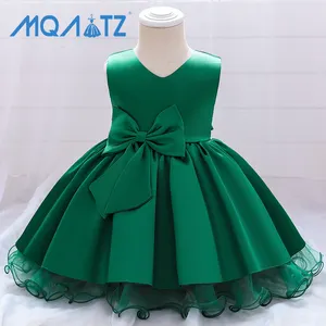 Mqatz VÁY DỰ TIỆC phương Tây váy cưới hoa cho bé gái váy công chúa quyến rũ