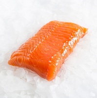 Filetes de Salmón Rosa Silvestre sin Piel, Porciones de Salmón Sashimi de Origen Sostenible