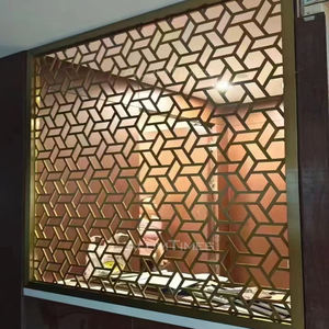 प्राचीन अनुकूलित रंग लेपित एल्यूमीनियम मिश्र धातु स्क्रीन विभाजन पैनल सजावटी लेजर कट धातु बाड़ लगाना विला - Product Image 2