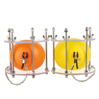 QKKQ 304 pinces à mamelon en acier inoxydable dispositif de retenue du sein métal reliure sein jouet BDSM Bondage Kit jouets sexuels pinces à mamelon