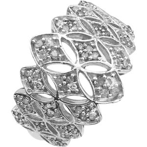 แหวนเพชร Jewelspaark 0.40 กะรัต ทรงกลม สีขาวธรรมชาติ เงินแท้ 925 เครื่องประดับหมั้นสำหรับผู้หญิง ขนาดแหวน - Product Image 2