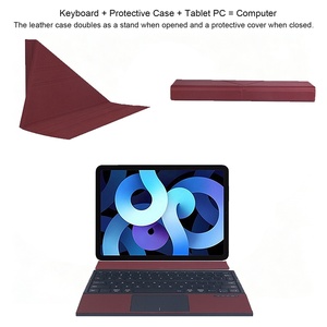 Tastiera Portatile Pieghevole a Tre Ante con Touchpad, Ricaricabile USB-C, Wireless, da Viaggio per <span class=keywords><strong>iPad</strong></span> e Tablet iOS - Product Image 4