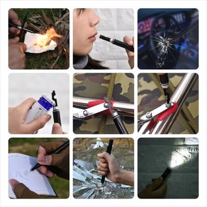 Nhà Máy Bán buôn LED Bút chiến thuật với độ cứng cao vonfram thép cho kính vỡ và tự vệ - Product Image 5