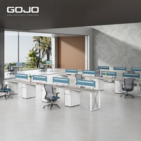Bureau de travail ergonomique moderne en MDF Stockage durable et verrouillable pour la maison ou les espaces de travail partagés