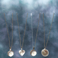 Kalung Liontin Bunga Bohemian Bentuk Bola Berlapis Perak Resin Transparan Custom, Hadiah Kristen, Promo Hot Sale