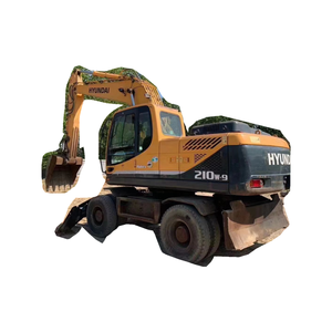 Excavadora hidráulica de orugas Hyundai usada 210w-9 215-7 215l 225-7 225lvs 225vs 60w-7 210w-7 de 21 toneladas, año 2016, cucharón de 1M, 120kw de potencia. - Product Image 1