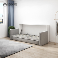 Hochwertige Montage Festigkeit Arbeits zimmer Klapp bett Wand einheit Luxus Multifunktion ale Wandbett Schrank Mit Sofa Twin Single