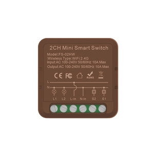 Module d'interrupteur mural WiFi universel ESP32 avec éclairage coloré, courant maximal 16A, compatible Alexa - Product Image 5