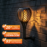 Lampe solaire LED 3W pour jardin, allée et pelouse, étanche IP65, en ABS, à température de couleur réglable, à intensité variable, à piquer dans le sol