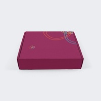 Boîte de rangement pliable pour biscuits au chocolat, emballage cadeau, boîte à compartiments, papier enduit, matériau écologique, emballage personnalisé