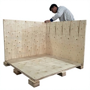 Custom Size Wooden <b>Crate</b> Plywood Solid Box <b>Stackable</b> Durable Logistic Storage Container - Product Image 1