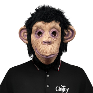 Máscara de Látex de Mono Divertida, Disfraz de Animal de Cabeza Completa para Carnaval, Halloween, Fiestas Temáticas, Novedad, Venta al por Mayor - Product Image 1