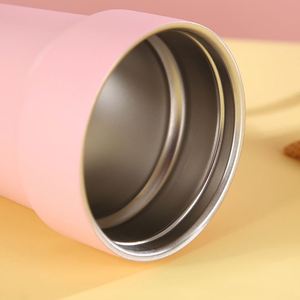 14oz Double Drinking Stainless Steel Vacuum Insulated <b>Cup</b> with Portable Rope Retractable Straw Magnetic Lid Gift Tumbler - Product Image 6