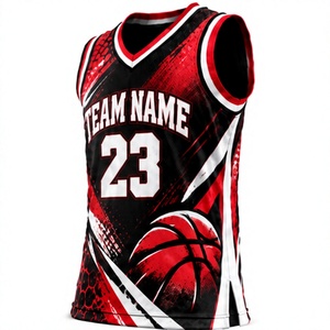 Maillot de basket-ball rose personnalisé, maillot de basket-ball moderne abstrait par sublimation, respirant, séchage rapide, sans manches, uniforme d'équipe - Product Image 2