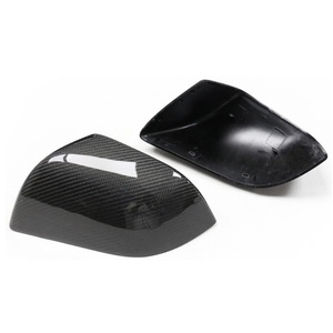 Coque de rétroviseur latéral en fibre de carbone brillante pour <span class=keywords><strong>Tesla</strong></span> Model 3 <span class=keywords><strong>S</strong></span> P85 <span class=keywords><strong>90D</strong></span> 2013+ Style de remplacement - Product Image 1