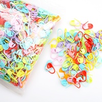 Ensemble de 1000 Pièces d'Outils de Bricolage pour Couture, Marqueurs de Laine et Petites Boucles en Plastique Colorées pour Tricot, Crochet et Accessoires de Couture de Pulls