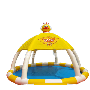 <span class=keywords><strong>Piscine</strong></span> gonflable en PVC personnalisée <span class=keywords><strong>pour</strong></span> enfants Parc aquatique de loisirs avec <span class=keywords><strong>tente</strong></span> <span class=keywords><strong>pour</strong></span> le divertissement des enfants - Product Image 1