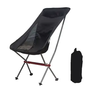 מתכת Ultralight קמפינג כיסא נייד חיצוני חוף מתקפל כיסא מתקפל פנאי כיסא יוקרה