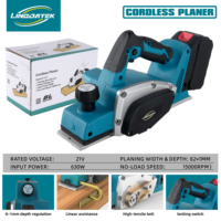 Raboteuse à bois portative LDP01, machine à raboter électrique domestique pour le jardin, raboteuse à bois électrique rechargeable 21V