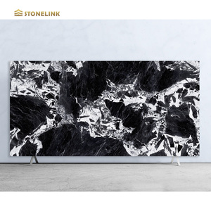 Dalles de marbre noir et blanc de style moderne de French Stone, surface polie imperméable pour hôtel et villa - Product Image 2