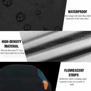 Housse de protection intégrale pour voiture berline, imperméable, anti-neige, anti-poussière, anti-UV, noir/bleu, universelle M/L/XL/XXL - Product Image 3