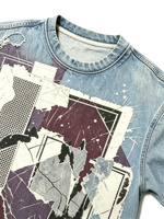 T-shirts personnalisés en gros avec impression de logo pour hommes, t-shirts unis en coton, t-shirts oversize à col rond