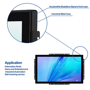 Écran tactile <span class=keywords><strong>LCD</strong></span> industriel encastré à cadre ouvert mural de 15,6 21,5 27 32 pouces Affichage numérique pour centre commercial - Product Image 4