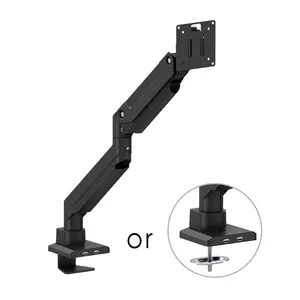 New Economic Single Monitor Arms Mount Gas Spring Suit For 17"-49" Screen Max Loading 18kgs/39.6lbs For Home/Office