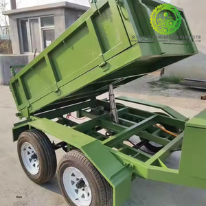2-Wheel <b>Walking</b> Tractor Trailer for Farm Use with New Tire Components Agricultural Trailer - Product Image 6