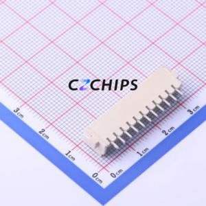 HC-HA-11AWT Wire-to-Board Pin Header SMD,P=2.5mm,Horizontal Mount Connector 1x11P 2.5mm Horizontal Mount XHB - Product Image 2