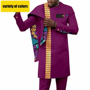 Hoge Kwaliteit Mode Ademende Arabische Moslim 100 Procent Katoenen Stof Afrikaanse Print Jurken Kleding Voor Mannen Casual Plus Size