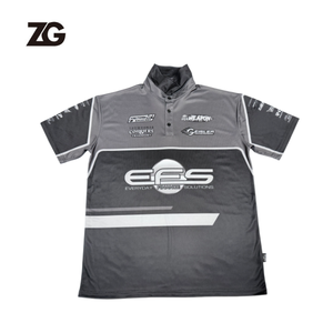 Trova magliette polo da uomo di alta qualità, personalizzate, a due bottoni, sublimate, per team di motociclismo/corse automobilistiche. - Product Image 4