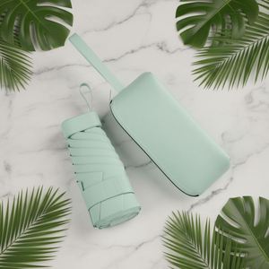New Style Capsule Small Folding Outdoor Men Outdoor Sunshade <b>Umbrella</b> with Pocket - Product Image 4
