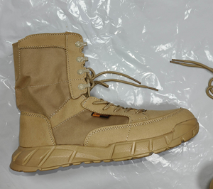 Botas de desierto ultraligeras con suela de EVA color caqui TSB24, zapatos de combate marrones. - Product Image 1