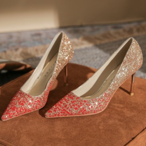 Plataforma de Estilo Coreano, Tendencia de Moda Evergreen, Cuero Genuino, Patrón Geométrico, Impermeable, Transpirable, Antideslizante, Correa Ajustable - Product Image 1