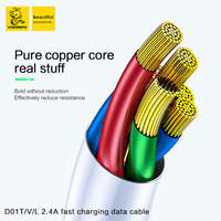 Câble de données USB VDENMEN à charge rapide 2.4/3.6 en cuivre pur pour appareils Android et appareils photo – Vente en gros directe fabricant