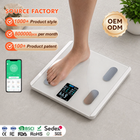 Báscula Digital Profesional para Interiores con Pantalla LCD y Función de Medición de Grasa Corporal y IMC, Precio al por Mayor