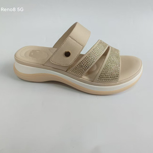 Nouvelle Arrivée Sandales Compensées <span class=keywords><strong>Femme</strong></span> Style Sportif d'Été Légères Semelle EVA Bride Cheville Confortables Chaussures Décontractées Grande Taille - Product Image 4