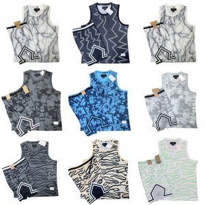 2526 Nuevo <span class=keywords><strong>Conjunto</strong></span> de Chaleco Deportivo American Flying Man, Sin Mangas, de Malla, Informal, para Entrenamiento de Baloncesto - Product Image 1