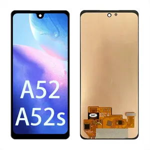 Orijinal toptan fiyat celular Pantalla Lcd ekran LCD Samsung Galaxy A52s için komple