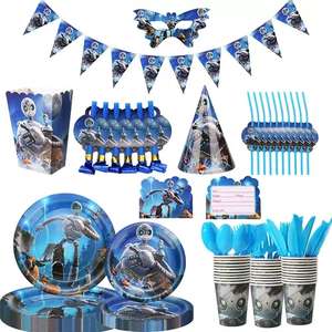 Fournitures de fête d'<span class=keywords><strong>anniversaire</strong></span> The Wild <span class=keywords><strong>Robot</strong></span>, décoration, ballons <span class=keywords><strong>robot</strong></span>, toile de fond, décoration de gâteau, bannière, cadeaux pour enfants, bébés - Product Image 1