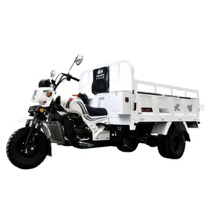 Factory offer High quality adult 150cc gasoline heavy duty five wheels cargo tricycle/three motorcycle