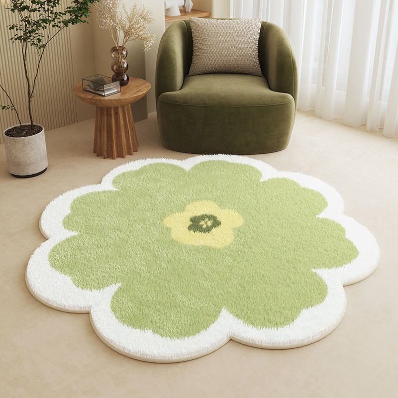 Hot Selling Super Absorbent Cashmere-like Fabric Anti-Slip Living Room Bedroom Floor Mat
