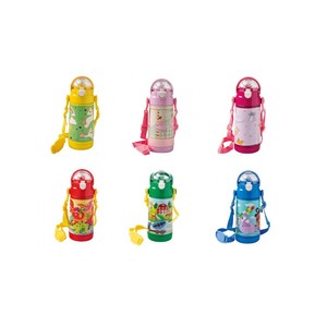 Botella térmica de acero inoxidable para bebés de 350 ml con pajita para que los niños beban - Product Image 1